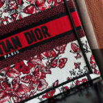 Christian Dior Small Dior Book Tote Red